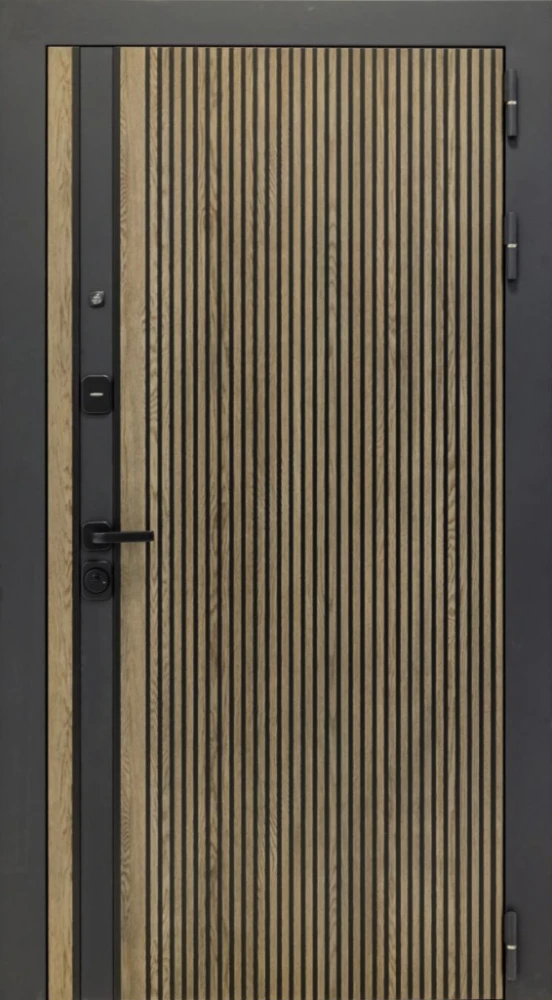 Входная дверь ДвериПРО Rosna ФЛ-291 (Line, 10мм, белый софт) DPRO200193 внешняя сторона